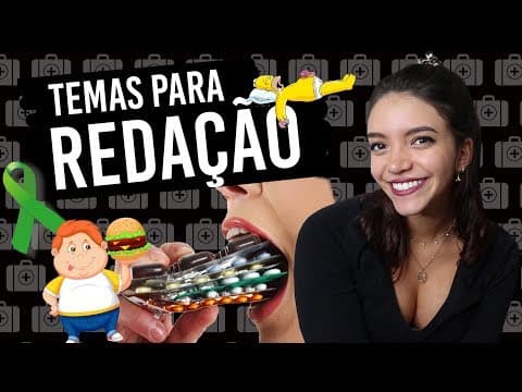Thumbnail da aula: TEMAS PARA A REDAÇÃO DO ENEM: SAÚDE (parte 3) - Débora Aladim