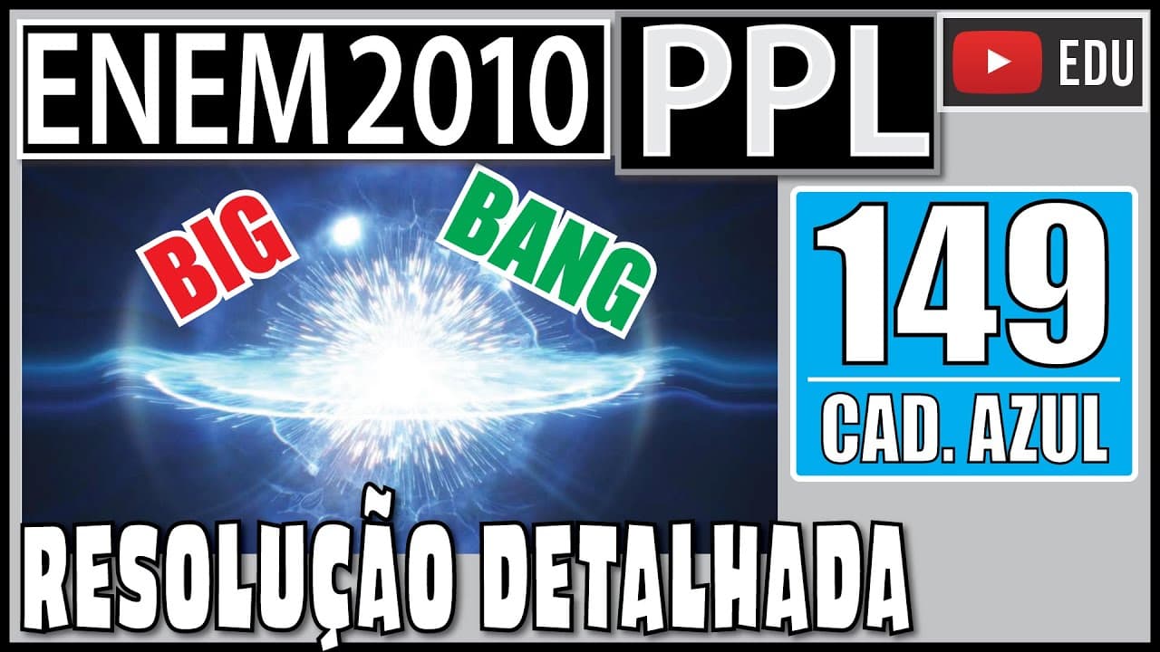 Thumbnail: [ENEM 2010 PPL] 149 📘 REGRA DE TRÊS Em abril de 2009 o observatório espacial americano Swift captou
