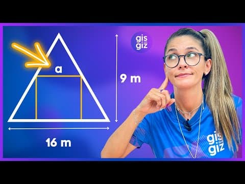 Thumbnail da aula: SEMELHANÇA DE TRIÂNGULOS - EXERCÍCIOS  | SEMELHANÇA DE FIGURAS |