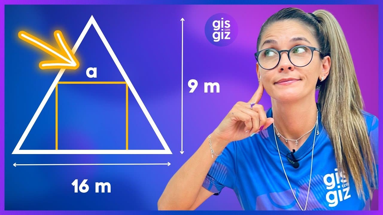 Thumbnail: SEMELHANÇA DE TRIÂNGULOS - EXERCÍCIOS  | SEMELHANÇA DE FIGURAS |