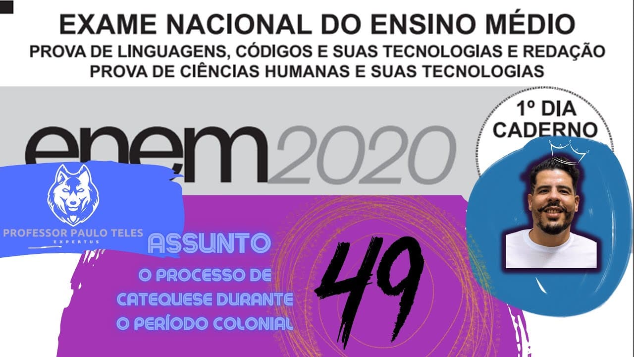 Thumbnail: Resolução Enem 2021 - Humanas Questão 49