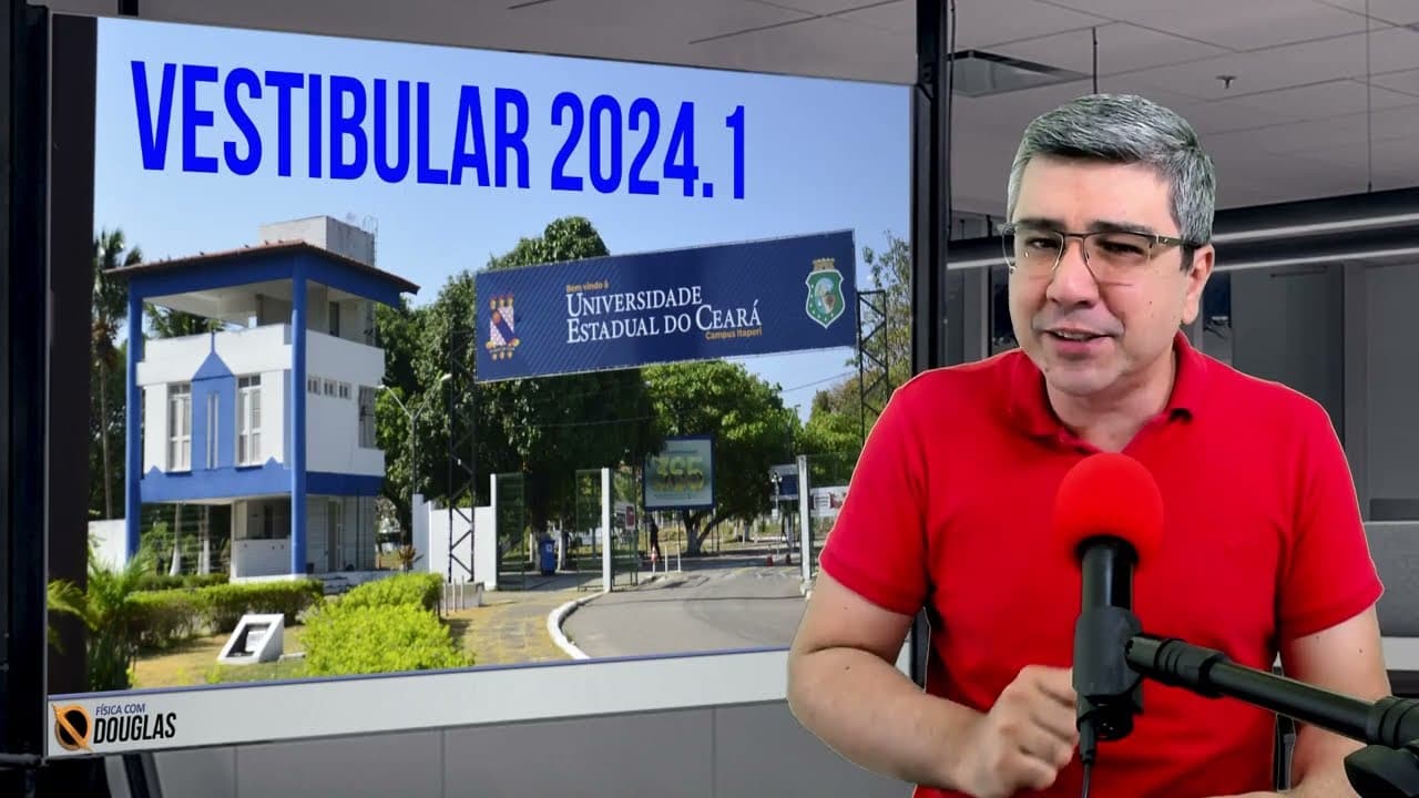 Thumbnail: (Uece 2024 fase 1)  Dois móveis A e B partem juntos da origem
