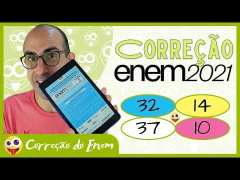 Thumbnail da aula: [CORREÇÃO DO ENEM] Questão 32 - Enem 2021 - Prova azul ▷ Estojo escolar