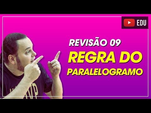 Thumbnail da aula: Adição (soma) de vetores | regra do paralelogramo | ENEM e vestibular | aula 09