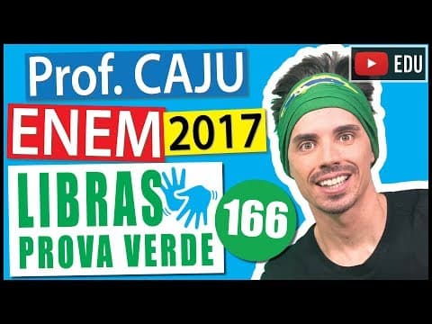 Thumbnail da aula: [ENEM Libras 2017] 166 📗 ESCALA Um estudante elaborou uma planta baixa de sua sala de aula. A sala