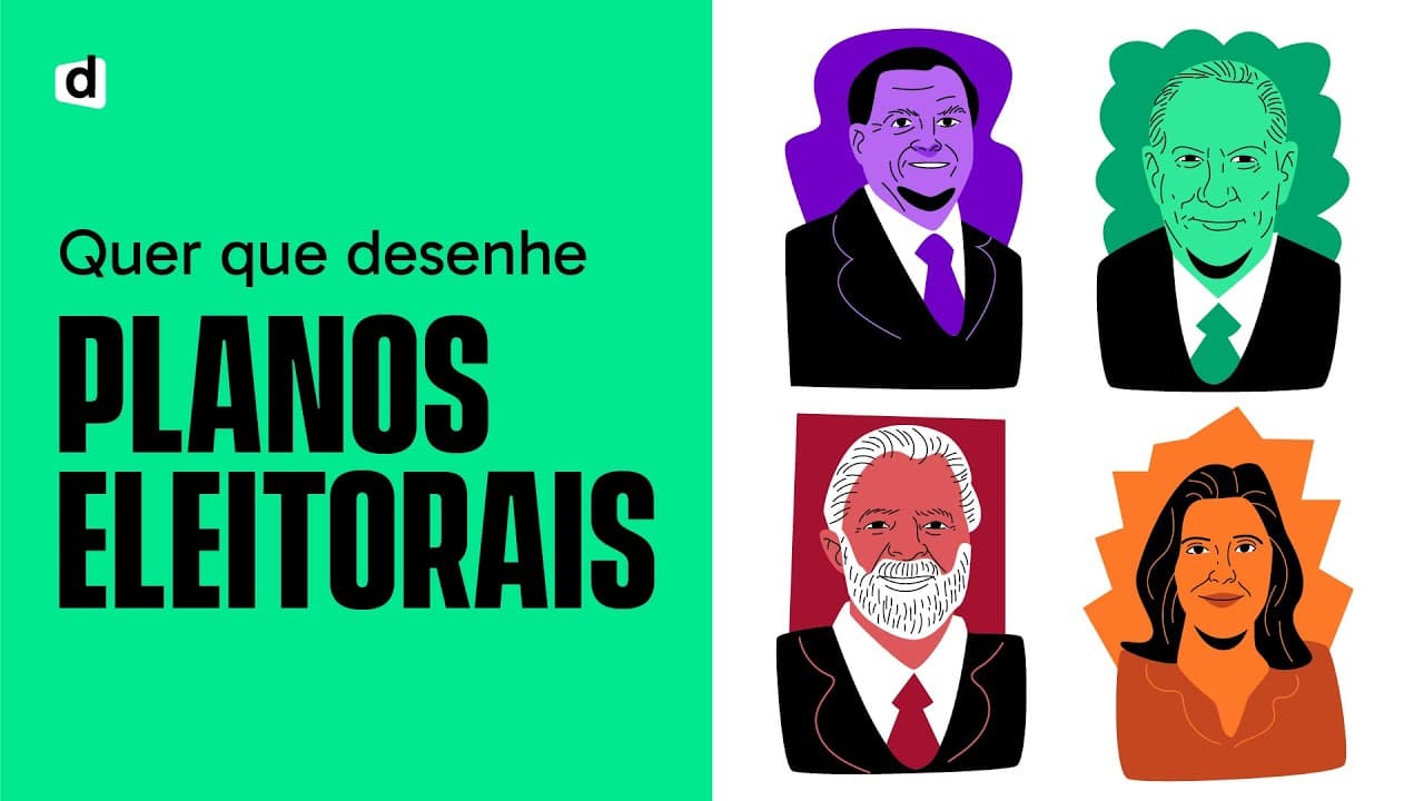 Thumbnail: PLANOS ELEITORAIS 2022 | QUER QUE DESENHE | MAPA MENTAL