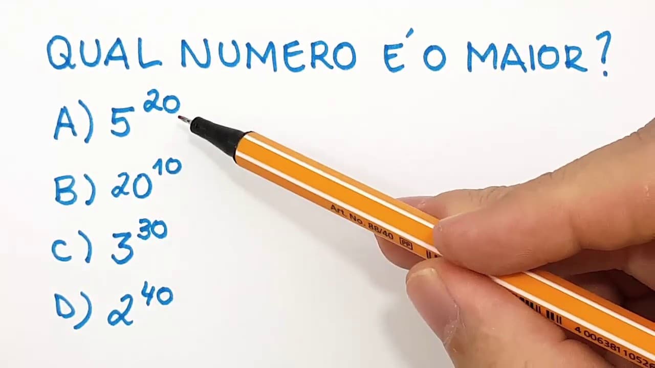 Thumbnail: 🔥 HELP MATEMÁTICA BÁSICA - Desafios - Potenciação #8 🔥