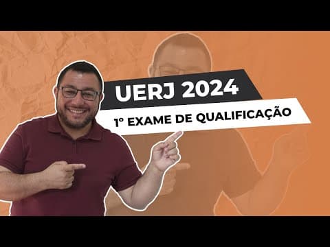 Thumbnail da aula: Resolução UERJ 2024 - 1º Exame de Qualificação | Química