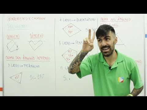 Thumbnail da aula: Matemática - Polígonos