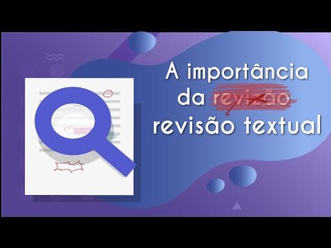 Thumbnail da aula: A importância da revisão textual - Brasil Escola