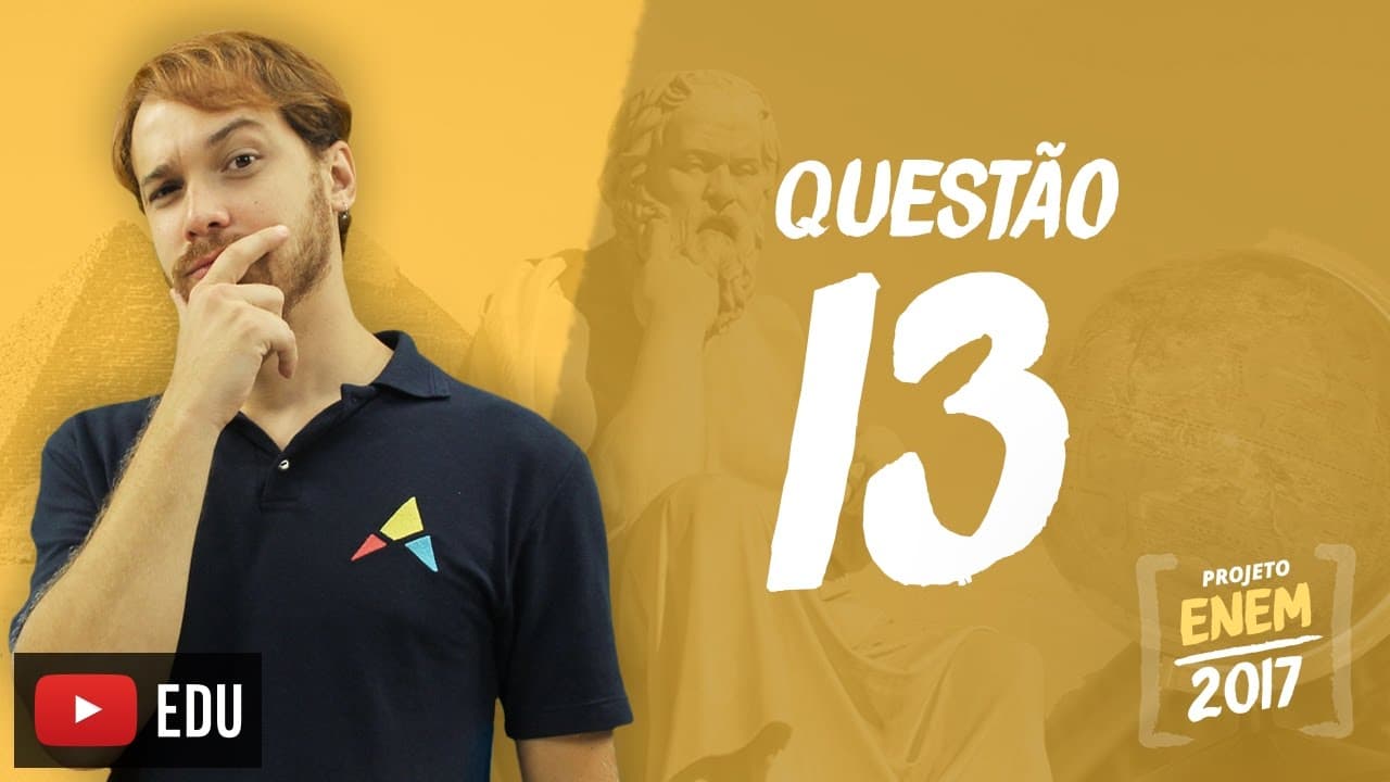 Thumbnail: Enem 2016 - Ciências Humanas | Questão 13 (Caderno Branco)