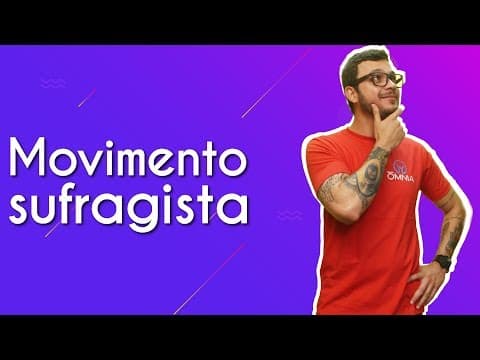 Thumbnail da aula: Movimento Sufragista - Brasil Escola