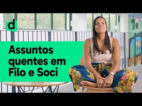 Thumbnail da aula: O QUE MAIS CAI EM FILOSOFIA E SOCIOLOGIA NO ENEM? | PLANTÃO