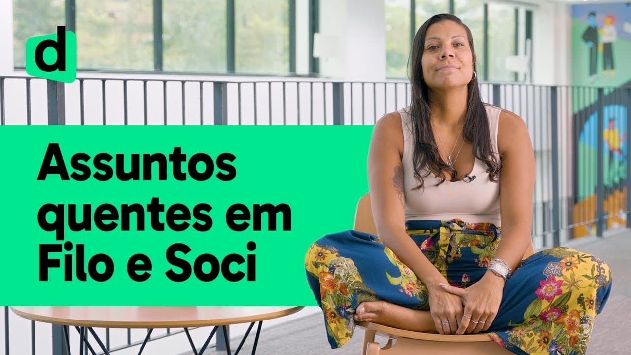 Thumbnail: O QUE MAIS CAI EM FILOSOFIA E SOCIOLOGIA NO ENEM? | PLANTÃO