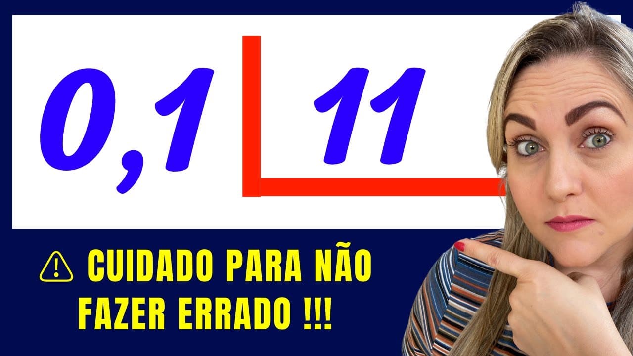 Thumbnail: 🤯APRENDA COMO FAZER DIVISÃO COM VÍRGULA!! Matemática básica todo dia.📚🚀