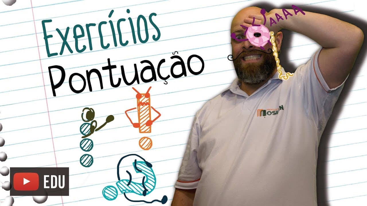Thumbnail: Exercícios de Pontuação [Prof Noslen]