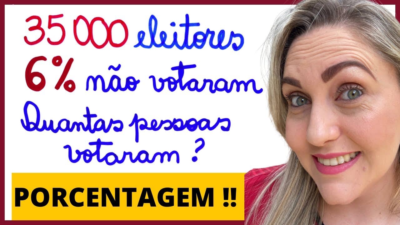 Thumbnail: EXERCÍCIO PORCENTAGEM NA PRÁTICA!!!