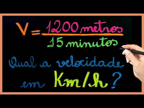 Thumbnail da aula: VELOCIDADE MÉDIA SÓ USANDO DIVISÃO!!! MATEMÁTICA BÁSICA PURA!