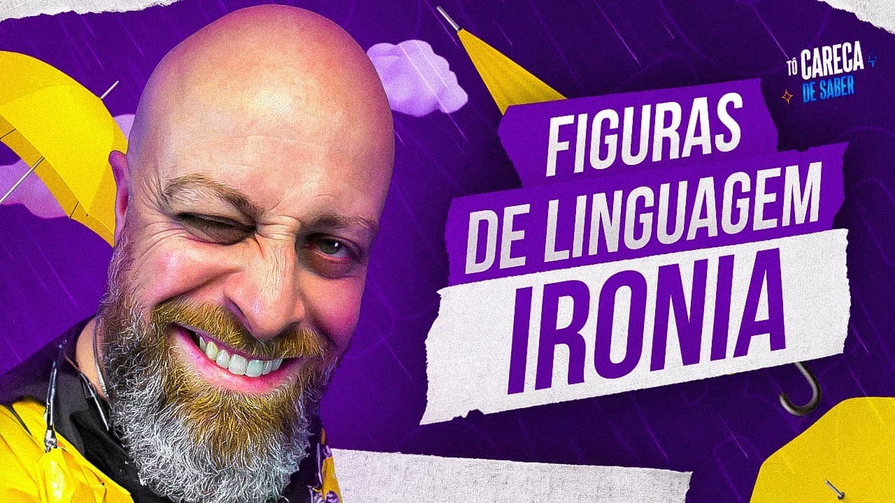 Thumbnail: Figuras de Linguagem - Ironia [Professor Noslen] #figurasdelinguagem #professornoslen