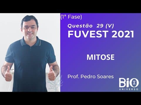 Thumbnail da aula: FUVEST 2021 - 1ª Fase (Prova V) - Questão 29 - Considere dois genes (A e B) localizados em