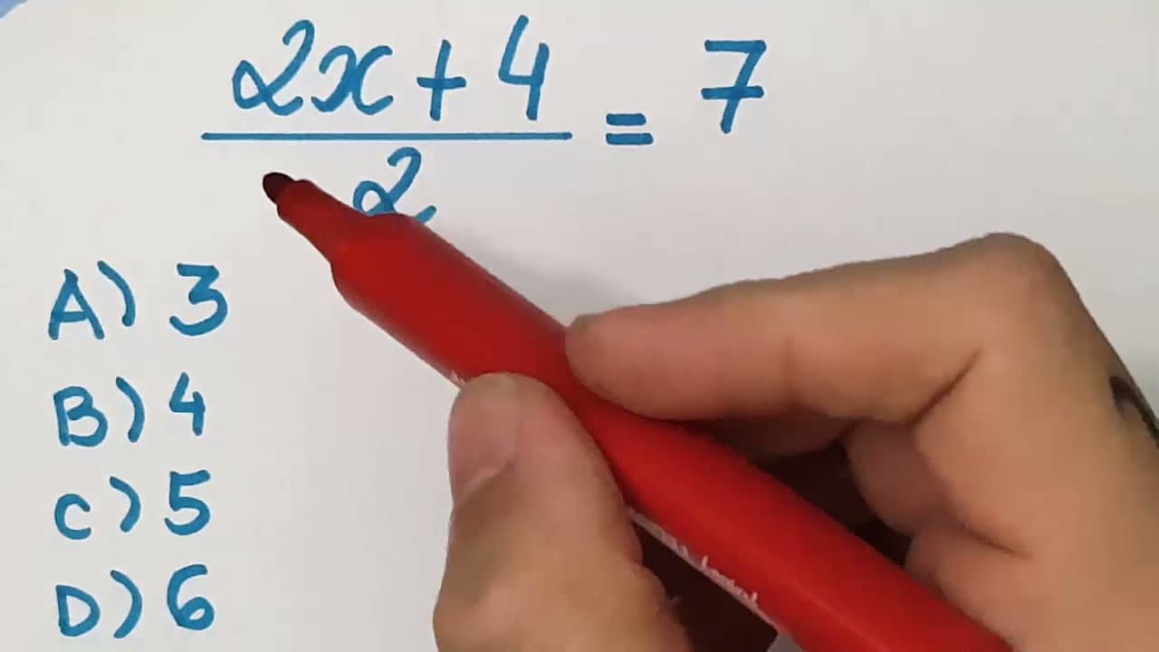Thumbnail: 🔥 HELP MATEMÁTICA BÁSICA - Equação com Fração #234