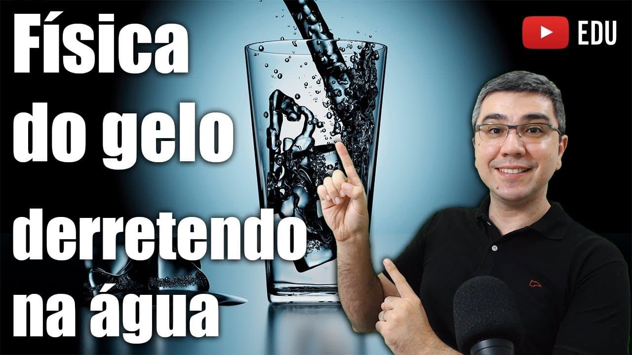 Thumbnail: Problema do gelo derretendo na água