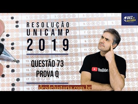 Thumbnail da aula: Resolução da questão 73 UNICAMP prova Q 2019 | Resolução de vestibular