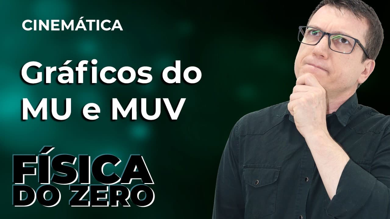 Thumbnail: GRÁFICOS DO MU E DO MUV | CINEMÁTICA - Aula 7 | FÍSICA DO ZERO | Professor Boaro