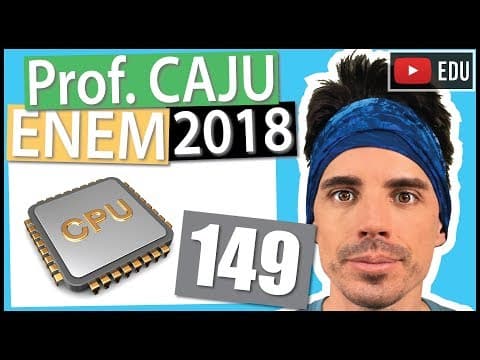 Thumbnail da aula: [ENEM 2018] 149 📓 LOGARITMO Com o avanço em ciência da computação estamos próximos do momento em que