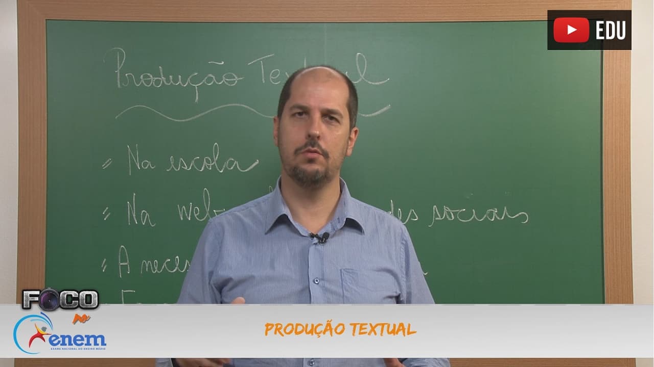 Thumbnail: Videoaulas Poliedro | Enem | Produção Textual