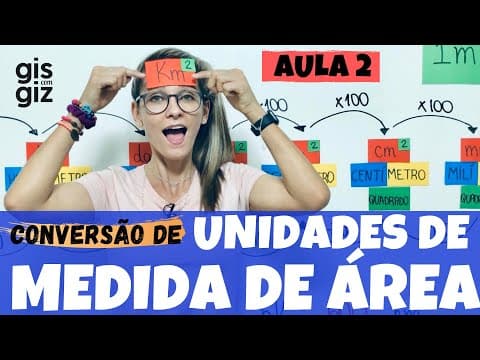Thumbnail da aula: MEDIDAS DE ÁREA - CONVERSÃO DE UNIDADES DE MEDIDA DE ÁREA #02