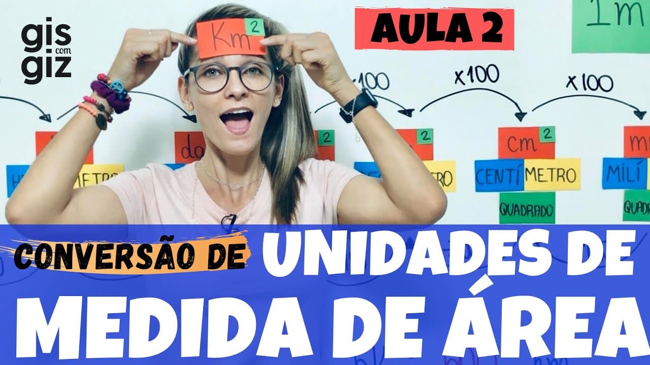 Thumbnail: MEDIDAS DE ÁREA - CONVERSÃO DE UNIDADES DE MEDIDA DE ÁREA #02
