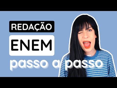 Thumbnail da aula: Como fazer uma redação passo a passo | Enem