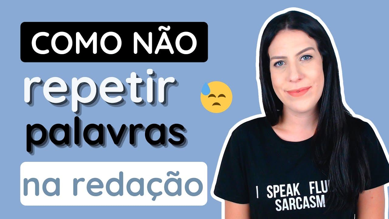 Thumbnail: Como não repetir o tema várias vezes na redação