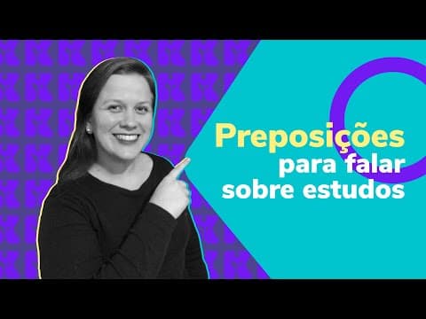 Thumbnail da aula: Utilizando preposições para falar sobre os estudos | Alemão | Aula #63