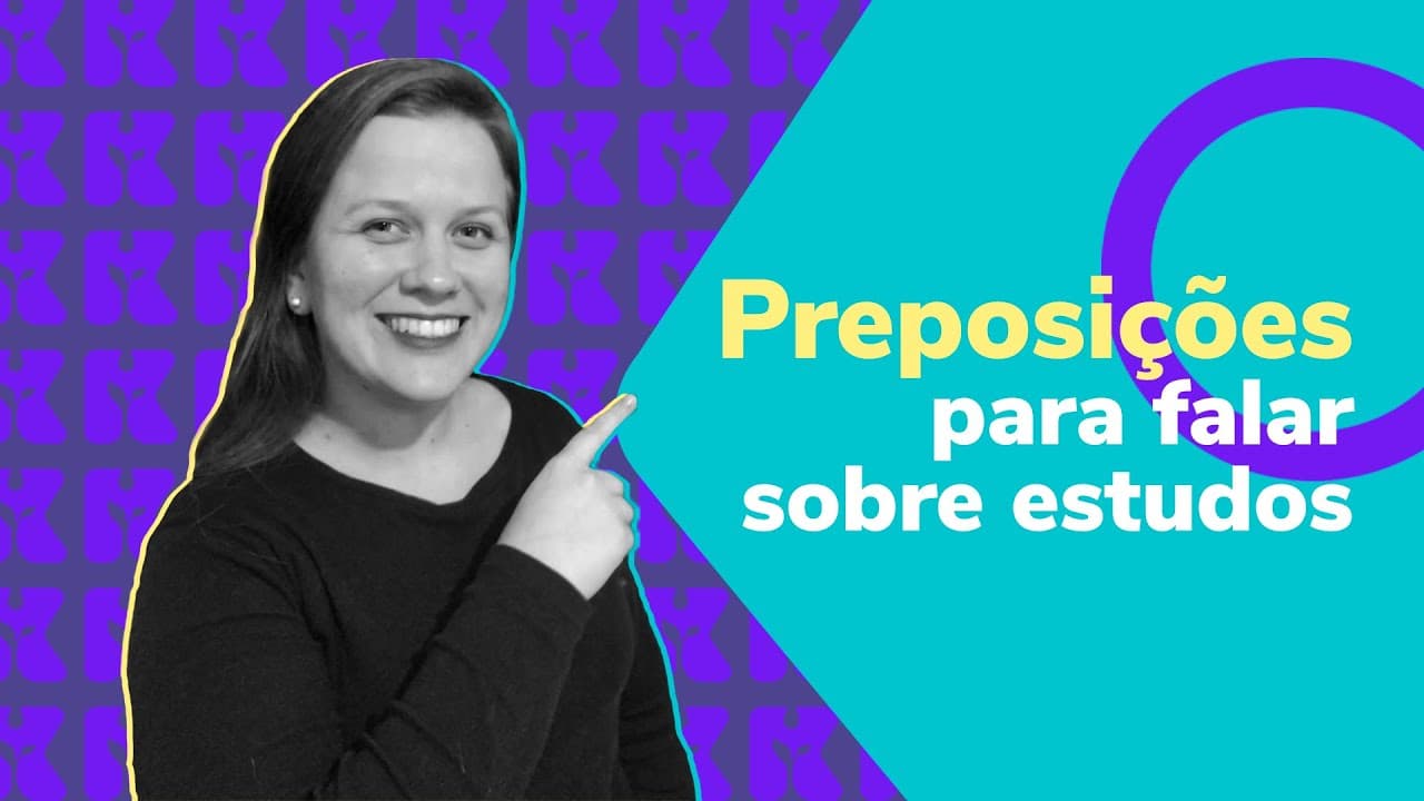 Thumbnail: Utilizando preposições para falar sobre os estudos | Alemão | Aula #63