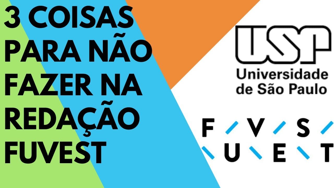Thumbnail: O que NÃO FAZER na redação da FUVEST - Semana da FUVEST #06