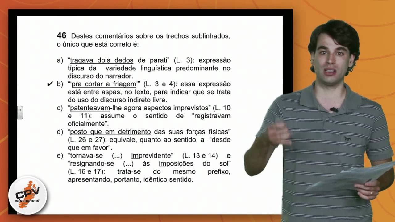 Thumbnail: Língua Portuguesa - FUVEST 2012