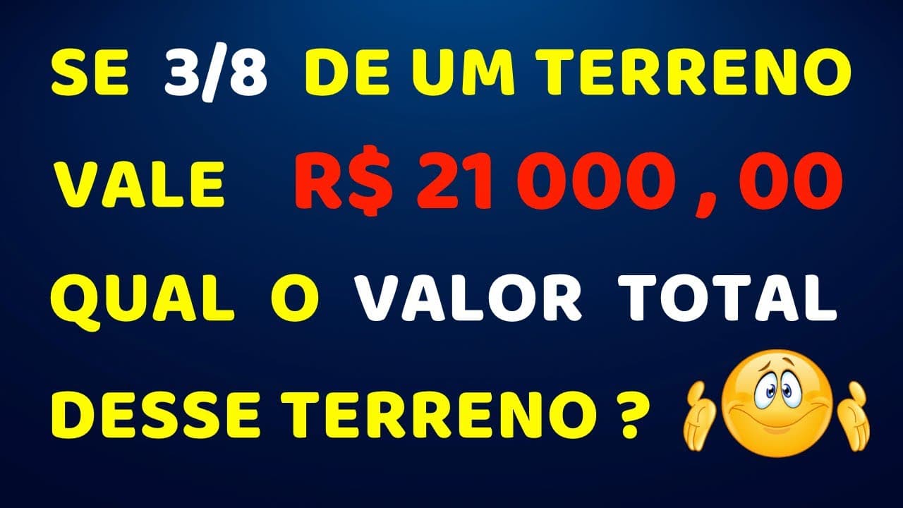 Thumbnail: FRAÇÃO DE UM NÚMERO !!! Matemática básica todo dia! 📚🚀