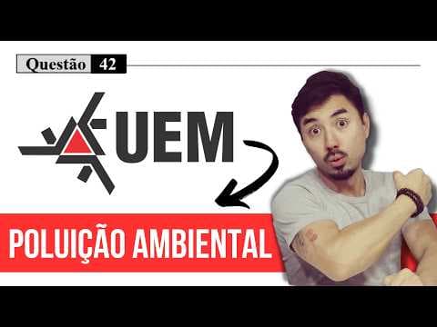 Thumbnail da aula: UEM 2024 | Questão 42 | Química | Os poluentes emitidos na atmosfera, assim como o material
