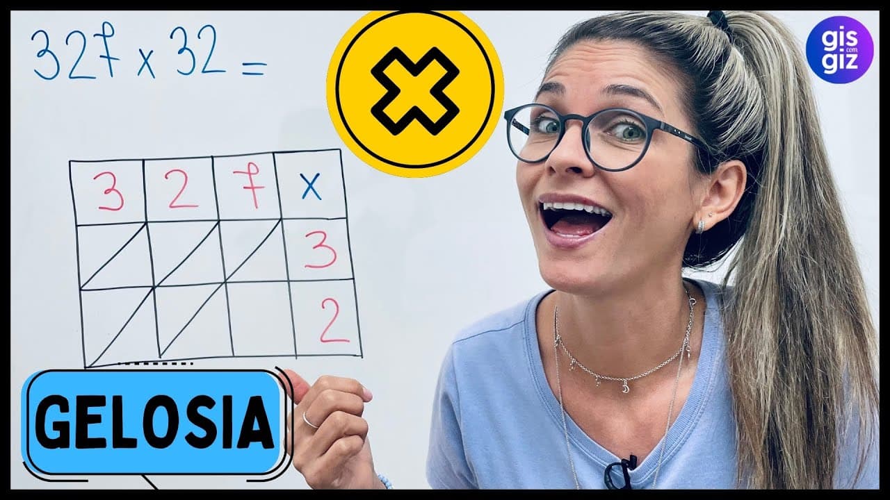 Thumbnail: MULTIPLICAÇÃO PELO MÉTODO GELOSIA OU GRADE