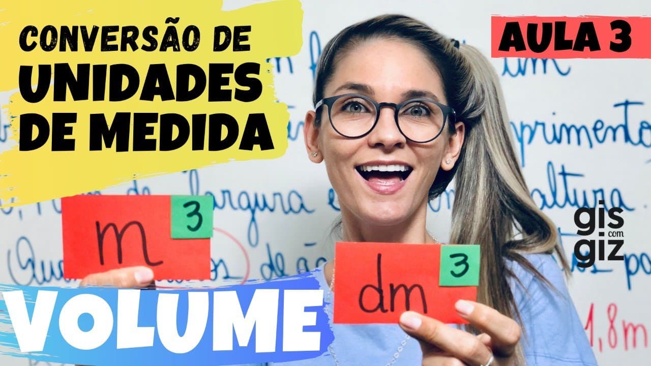 Thumbnail: MEDIDAS DE VOLUME - CONVERSÃO DE UNIDADES DE MEDIDA #03
