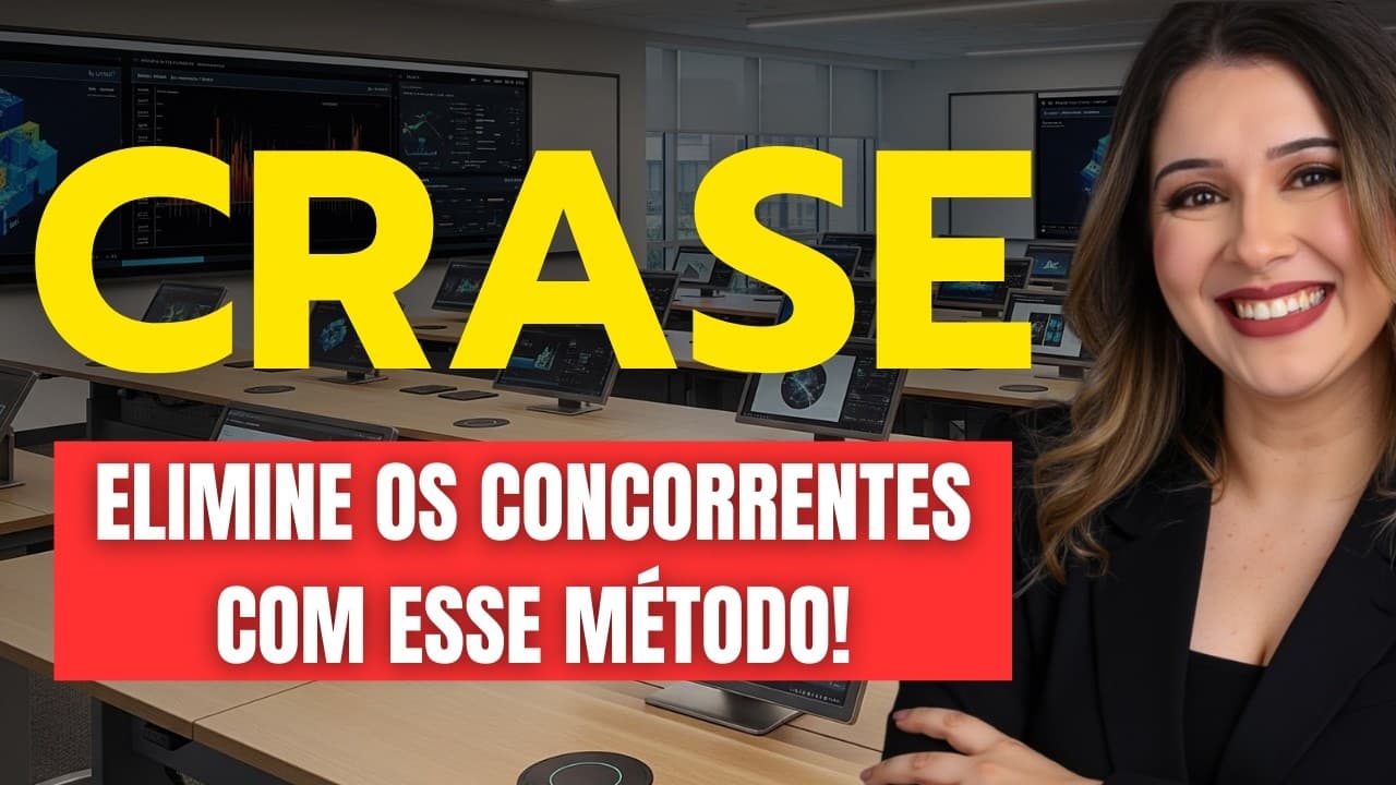 Thumbnail: ESSE ERRO BOBO DE CRASE DERRUBA CANDIDATOS E VOCÊ PODE SE BENEFICIAR COM ISSO - Professora Pamba