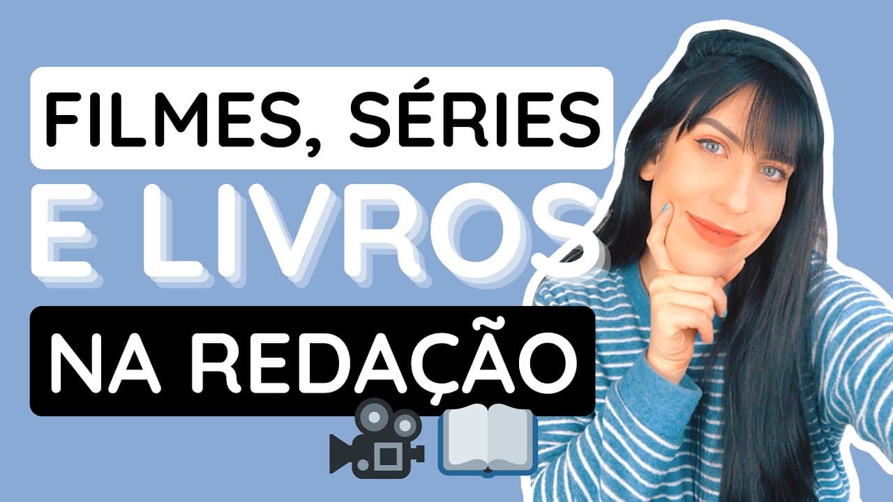 Thumbnail: Como citar a LIVROS, FILMES e SÉRIES na redação do Enem