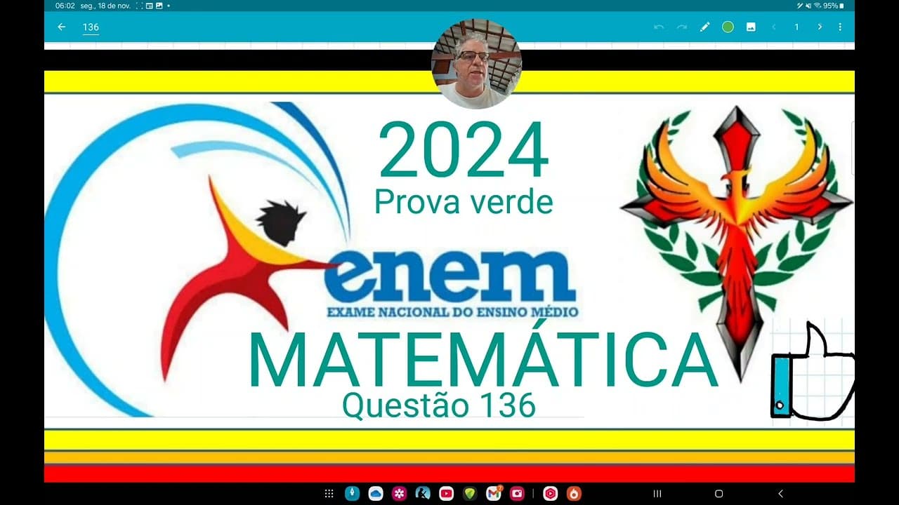 Thumbnail: ENEM 2024 MATEMÁTICA questão 136,Contratos de vários serviços disponíveis na internet apresentam uma