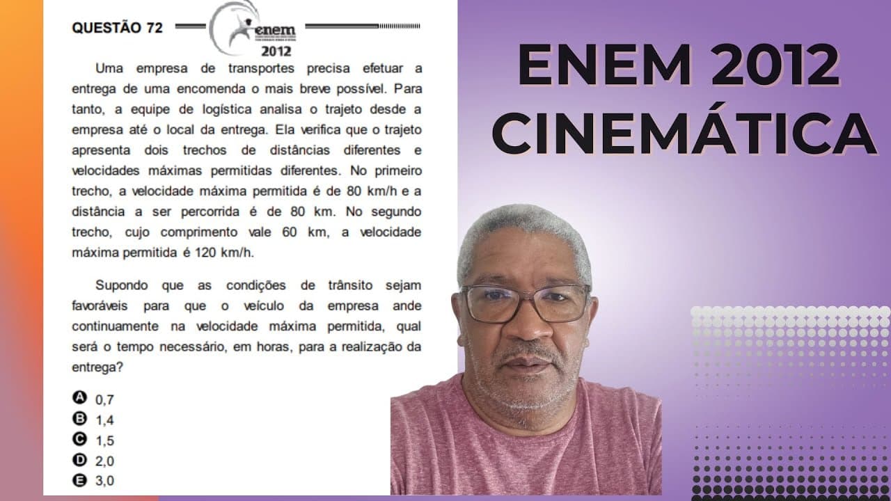 Thumbnail: ENEM 2012: CINEMÁTICA