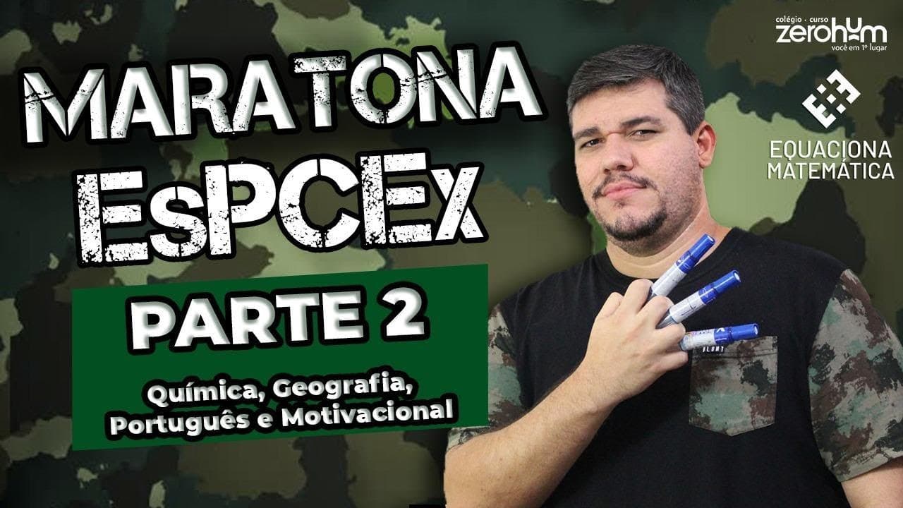 Thumbnail: 🔰 EsPCEx 2019 🔰 Aulão da Premonição - Vem gabaritar! Parte II