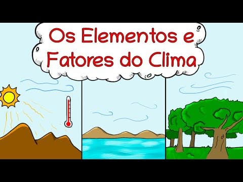 Thumbnail da aula: Os Elementos e Fatores Climáticos (Climatologia)