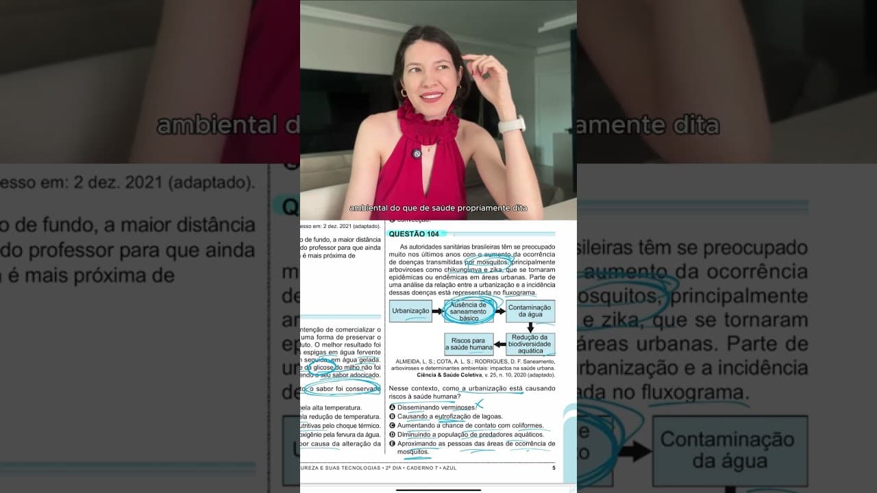 Thumbnail: Fazendo questões de biologia do ENEM em menos de 1 minuto! (Parte 3)