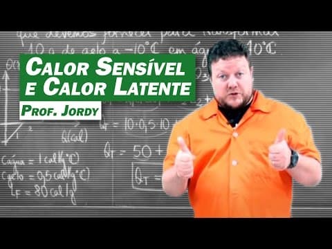 Thumbnail da aula: Física - Calor Sensível e Calor Latente